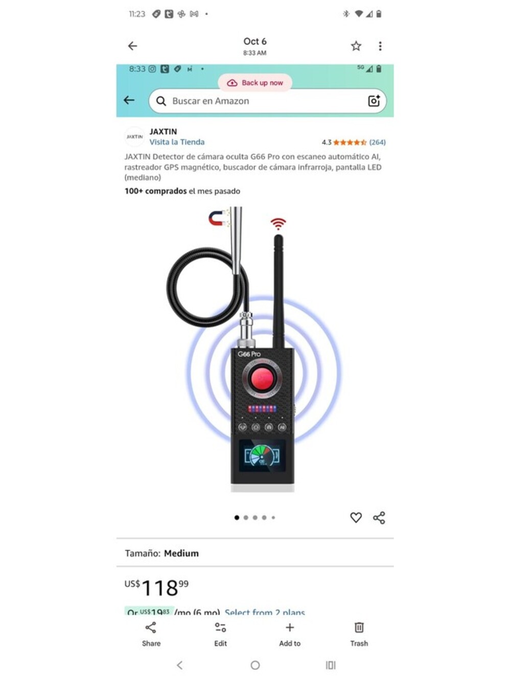 Hiden camera detector